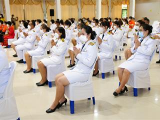 มหาวิทยาลัยพะเยา เข้าร่วมพิธีเจริญพระพุทธมนต์และพิธีลงนามถวายพระพร