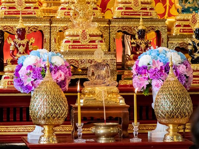 คณะศิลปศาสตร์จัดโครงการถวายเทียนส่องธรรม เนื่องในโอกาสวันอาสาฬหบูชาและวันเข้าพรรษา ๒๕๖๕
