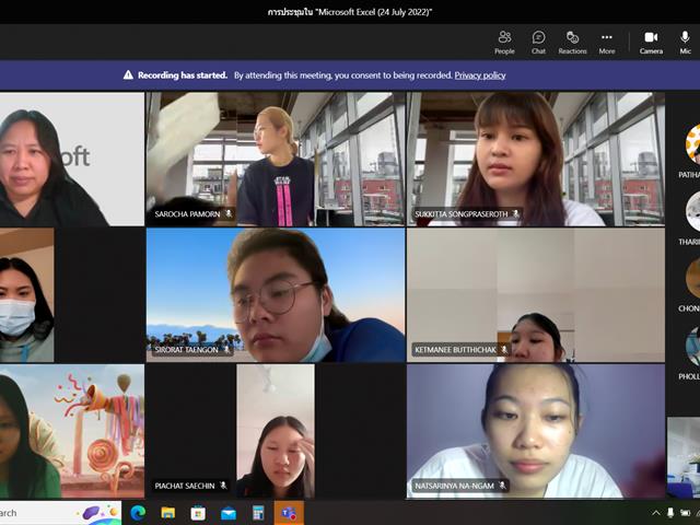 คณะศิลปศาสตร์ จัดโครงการสร้างเสริมคุณลักษณะตามสมรรถนะในศตวรรษที่ 21 ทักษะการใช้คอมพิวเตอร์ โปรแกรม Microsoft Office: Word and Excel ในรูปแบบออนไลน์
