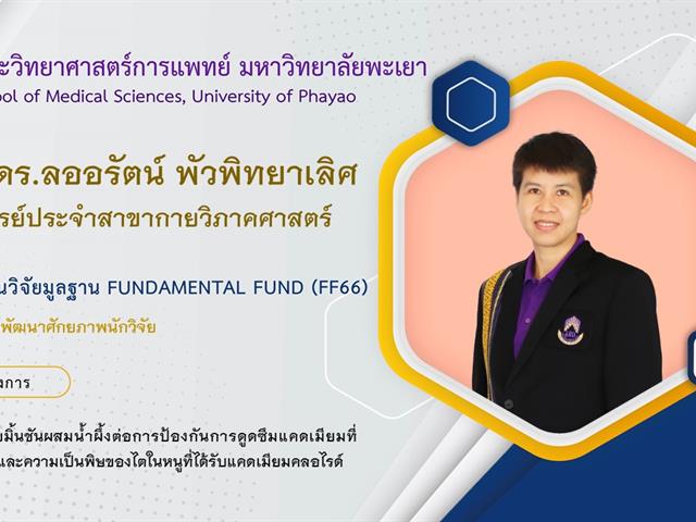 ทุนวิจัยมูลฐาน Fundamental Fund (FF66)