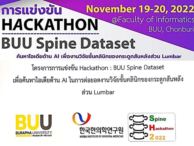  Hackathon BUU Spine Dataset