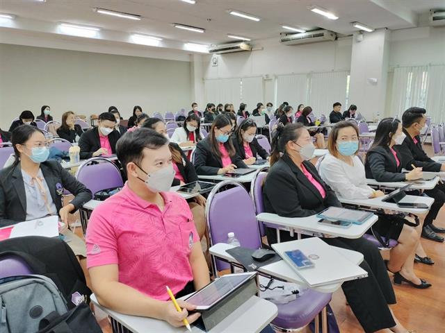 ภาพบรรยากาศการเรียนการสอนรายวิชา รายวิชา 176741 การบริหารทรัพยากรมนุษย์ทางการศึกษา หลักสูตรการศึกษามหาบัณฑิต สาขาวิชาการบริหารการศึกษา