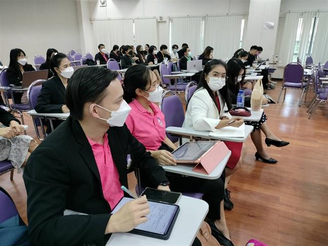ภาพบรรยากาศการเรียนการสอนรายวิชา รายวิชา 176741 การบริหารทรัพยากรมนุษย์ทางการศึกษา หลักสูตรการศึกษามหาบัณฑิต สาขาวิชาการบริหารการศึกษา