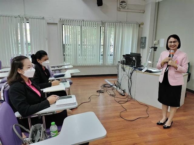 ภาพบรรยากาศการเรียนการสอนรายวิชา รายวิชา 176741 การบริหารทรัพยากรมนุษย์ทางการศึกษา หลักสูตรการศึกษามหาบัณฑิต สาขาวิชาการบริหารการศึกษา