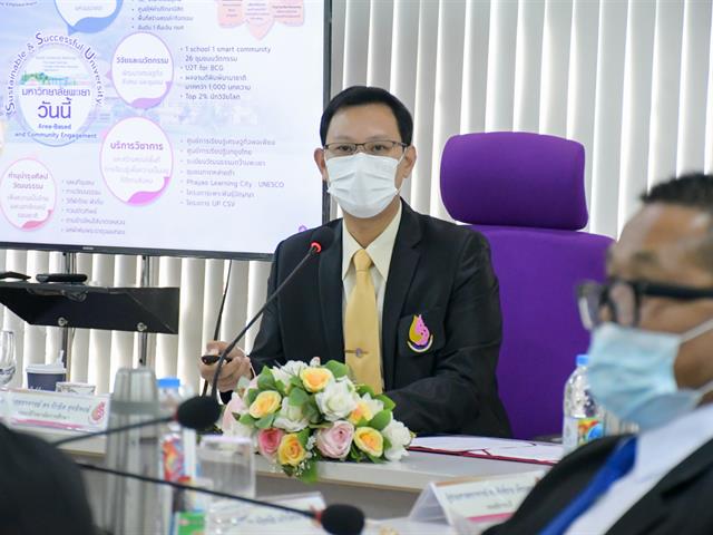 วิทยาลัยการศึกษา ต้อนรับคณะศึกษาดูงาน การจัดการศึกษาหลักสูตรควบระดับปริญญาตรี 2 ปริญญา จากมหาวิทยาลัยราชภัฏชัยภูมิ