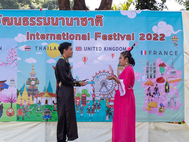 คณะศิลปศาสตร์จัดโครงการเทศกาลวัฒนธรรมนานาชาติ (International Festival) ประจำปี 2565