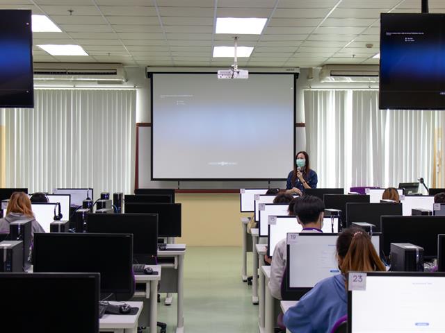 ศูนย์ภาษาคณะศิลปศาสตร์ จัดทดสอบวัดระดับความรู้ภาษาอังกฤษ ประจำเดือนธันวาคม 2565