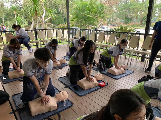 คณะสาธารณสุขศาสตร์ โครงการเสริมสร้างประสบการณ์และฝึกสุขศาสตร์อุตสาหกรรมภาคเหนือตอนบน ร่วมกับชมรมเจ้าหน้าที่ความปลอดภัยในการทำงานจังหวัดลำพูน