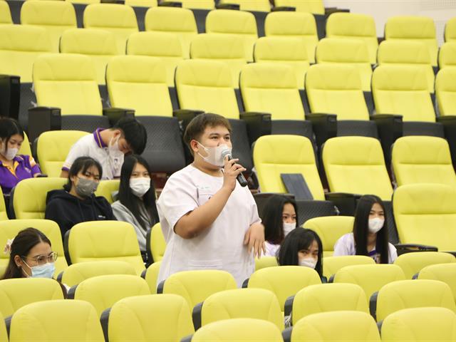 คณะสาธารณสุขศาสตร์ ดำเนินกิจกรรมเสียงสะท้อนนิสิตคณะสาธารณสุขศาสตร์ ประจำปีการศึกษา 2565 ณ ห้อง UB 001 (อาคาร 99 ปี พระอุบาลีคุณูปมาจารย์)