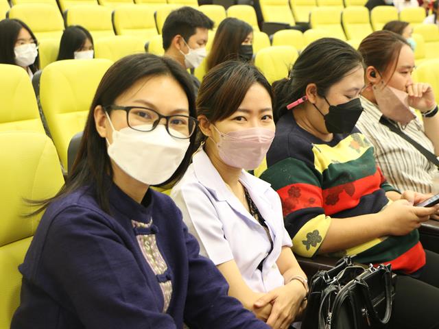 คณะสาธารณสุขศาสตร์ ดำเนินกิจกรรมเสียงสะท้อนนิสิตคณะสาธารณสุขศาสตร์ ประจำปีการศึกษา 2565 ณ ห้อง UB 001 (อาคาร 99 ปี พระอุบาลีคุณูปมาจารย์)