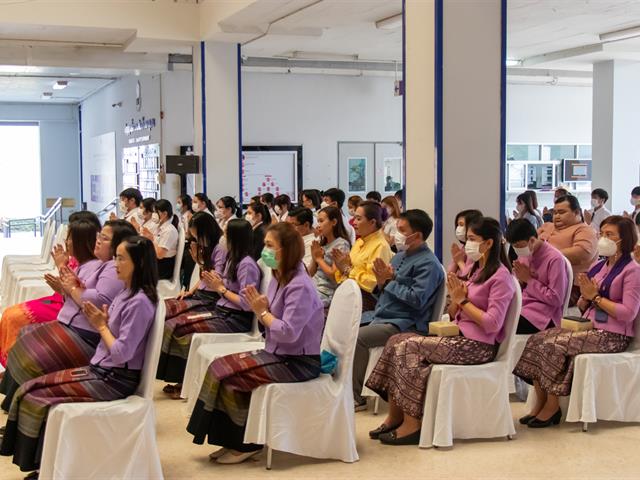 พิธีตักน้ำและเจริญพระพุทธมนต์น้ำสรงองค์พระธาตุจอมทอง เนื่องในประเพณีแห่ผ้าห่มพระธาตจอมทอง มหาวิทยาลัยพะเยา ประจำปี ๒๕๖๖
