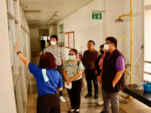 หลักสูตรวิทยาศาสตรบัณฑิต สาขาวิชาอนามัยสิ่งแวดล้อม คณะสาธารณสุขศาสตร์ มหาวิทยาลัยพะเยา ได้เข้าศึกษาดูงานห้องปฏิบัติการ คณะสิ่งแวดล้อมและทรัพยากรศาสตร์ มหาวิทยาลัยมหิดล กรุงเทพมหานคร