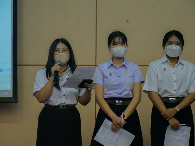 วิทยาลัยการศึกษา ดำเนินโครงการปฏิบัติการสอน ระดับปริญญาตรี กิจกรรมที่ 4 ปัจฉิมนิเทศนิสิตฝึกประสบการณ์วิชาชีพครู ปีการศึกษา 2565 สำหรับนิสิตรหัส 62 