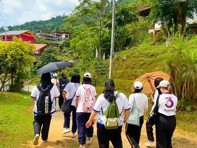 สาขาวิชาอนามัยชุมชน มพ. มุ่งสร้างนักวิชาการสาธารณสุขที่ตอบสนองความต้องการชุมชนพื้นที่สูง ผ่านกิจกรรมเรียนรู้วิถีชุมชนบนพื้นที่สูงบ้านปางปูเลาะ อำเภอแม่ใจ จังหวัดพะเย