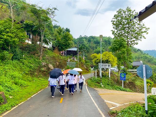 สาขาวิชาอนามัยชุมชน มพ. มุ่งสร้างนักวิชาการสาธารณสุขที่ตอบสนองความต้องการชุมชนพื้นที่สูง ผ่านกิจกรรมเรียนรู้วิถีชุมชนบนพื้นที่สูงบ้านปางปูเลาะ อำเภอแม่ใจ จังหวัดพะเย