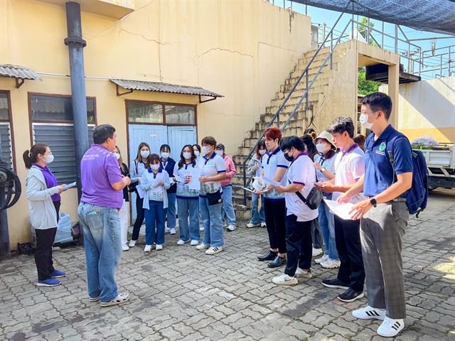 หลักสูตรวิทยาศาสตรบัณฑิต สาขาวิชาอนามัยสิ่งแวดล้อม ศึกษาดูงานการจัดการสิ่งแวดล้อม