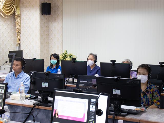คณะศิลปศาสตร์จัดกิจกรรมการรายงานความก้าวหน้างานวิจัยของนิสิตหลักสูตร ศศ.ม. (ภาษาไทย) ปีการศึกษา ๒๕๖๕
