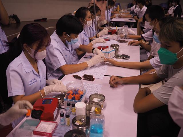 สาขาวิชาเทคนิคการแพทย์ คณะสหเวชศาสตร์ เข้าร่วมกิจกรรมรับบริจาคโลหิต “กยศ.รวมใจปันโลหิต ต่อชีวิตเพื่อนมนุษย์ ปีที่ 10”