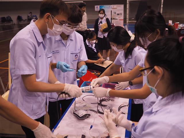 สาขาวิชาเทคนิคการแพทย์ คณะสหเวชศาสตร์ เข้าร่วมกิจกรรมรับบริจาคโลหิต “กยศ.รวมใจปันโลหิต ต่อชีวิตเพื่อนมนุษย์ ปีที่ 10”