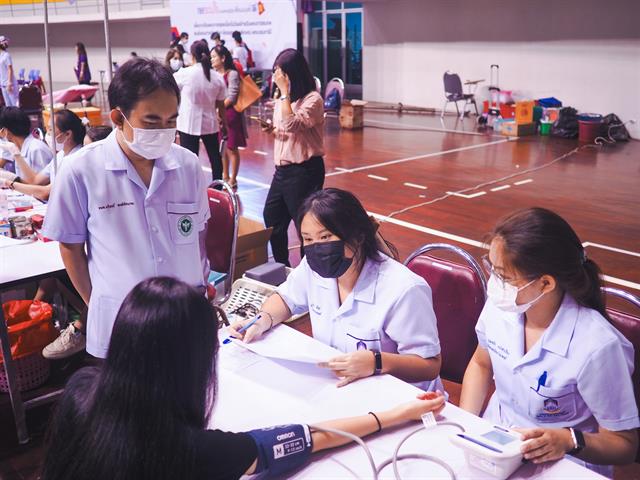 สาขาวิชาเทคนิคการแพทย์ คณะสหเวชศาสตร์ เข้าร่วมกิจกรรมรับบริจาคโลหิต “กยศ.รวมใจปันโลหิต ต่อชีวิตเพื่อนมนุษย์ ปีที่ 10”