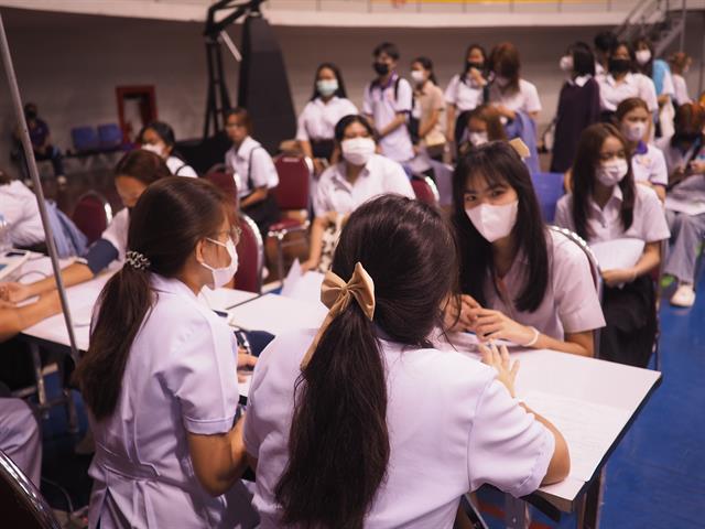 สาขาวิชาเทคนิคการแพทย์ คณะสหเวชศาสตร์ เข้าร่วมกิจกรรมรับบริจาคโลหิต “กยศ.รวมใจปันโลหิต ต่อชีวิตเพื่อนมนุษย์ ปีที่ 10”