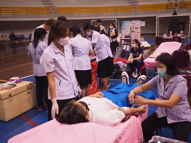 สาขาวิชาเทคนิคการแพทย์ คณะสหเวชศาสตร์ เข้าร่วมกิจกรรมรับบริจาคโลหิต “กยศ.รวมใจปันโลหิต ต่อชีวิตเพื่อนมนุษย์ ปีที่ 10”