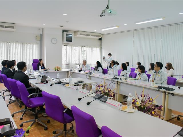 วิทยาลัยการศึกษา ต้อนรับคณะศึกษาดูงาน การจัดการศึกษาหลักสูตรควบระดับปริญญาตรี 2 ปริญญา จากมหาวิทยาลัยราชภัฏนครราชสีมา