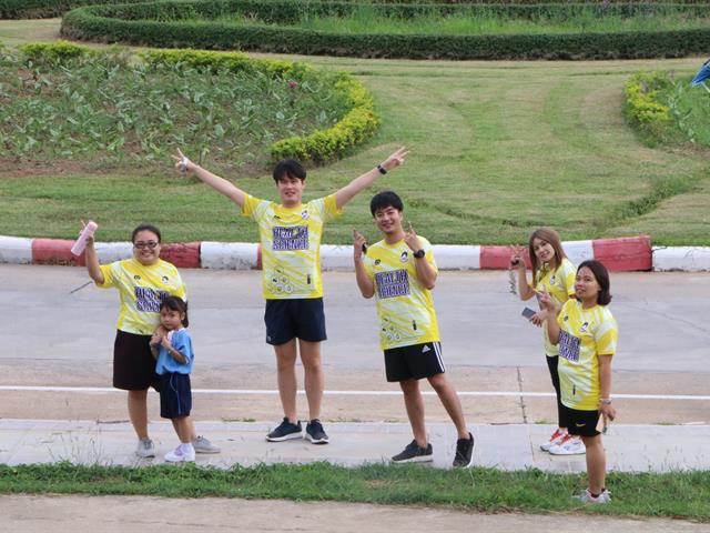 คณะสาธารณสุขศาสตร์ จัดกิจกรรม "เดิน-วิ่ง เส้นทางสายมู" และกิจกรรม "Aerobic Dance I เต้นแอโรบิค" ภายใต้โครงการเสริมสร้างสุขภาวะภายในองค์กร (1 ส่วนงาน 1 โปรแกรม) Project : Good Health Well - Being