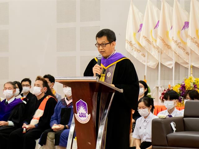 คณะศิลปศาสตร์จัดพิธีไหว้ครู “กราบคุรุปูจา ครูบาอาจารย์เจ้า” ประจำปีการศึกษา ๒๕๖๖