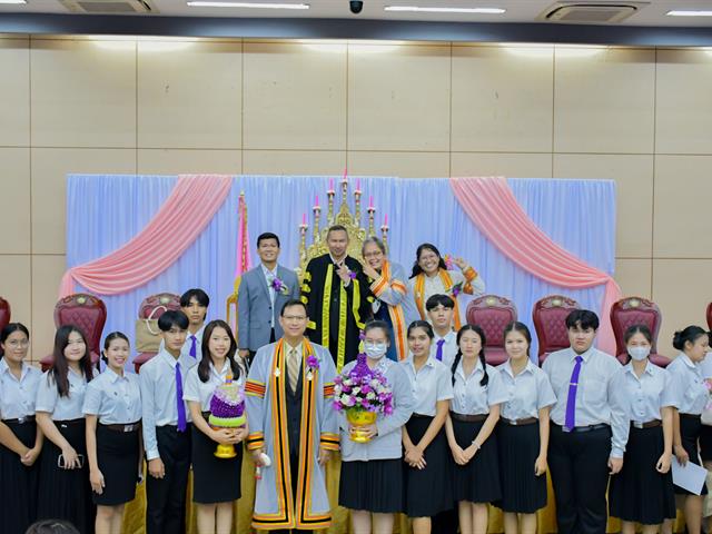 พิธีไหว้ครู วิทยาลัยการศึกษา มหาวิทยาลัยพะเยา ประจำปี 2566 “พิธีปูชา ปาจารย์”