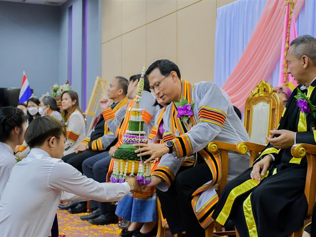 พิธีไหว้ครู วิทยาลัยการศึกษา มหาวิทยาลัยพะเยา ประจำปี 2566 “พิธีปูชา ปาจารย์”