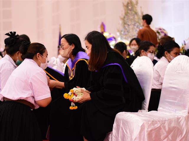 คณะสาธารณสุขศาสตร์ ดำเนินโครงการพิธีไหว้ครู คณะสาธารณสุขศาสตร์ ประจำปีการศึกษา 2566