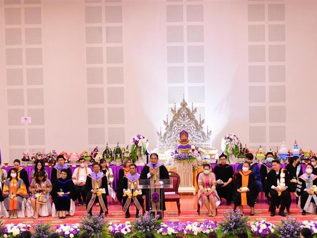 คณะสาธารณสุขศาสตร์ ดำเนินโครงการพิธีไหว้ครู คณะสาธารณสุขศาสตร์ ประจำปีการศึกษา 2566