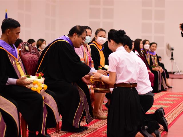 คณะสาธารณสุขศาสตร์ ดำเนินโครงการพิธีไหว้ครู คณะสาธารณสุขศาสตร์ ประจำปีการศึกษา 2566