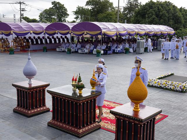 คณะศิลปศาสตร์เข้าร่วมพิธีถวายพานพุ่ม ครบรอบ 13 ปี สถาปนามหาวิทยาลัยพะเยา