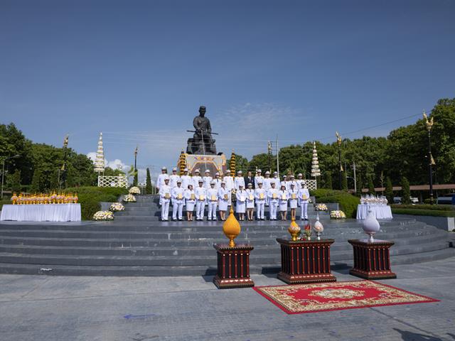 คณะศิลปศาสตร์เข้าร่วมพิธีถวายพานพุ่ม ครบรอบ 13 ปี สถาปนามหาวิทยาลัยพะเยา