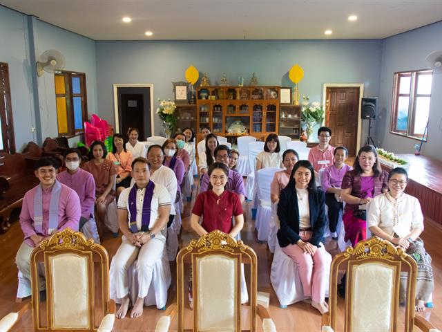 คณะศิลปศาสตร์จัดโครงการถวายเทียนส่องธรรม เนื่องในโอกาสวันอาสาฬหบูชาและวันเข้าพรรษา ๒๕๖๖