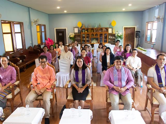 คณะศิลปศาสตร์จัดโครงการถวายเทียนส่องธรรม เนื่องในโอกาสวันอาสาฬหบูชาและวันเข้าพรรษา ๒๕๖๖
