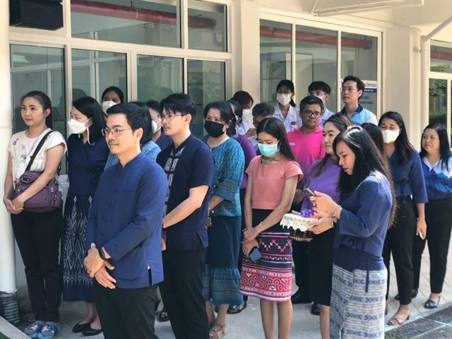 พิธีเปิดหน่วยวิจัยและนวัตกรรม คณะสหเวชศาสตร์ ณ ชั้น 1 โรงปฏิบัติการคณะฯ (Shop)