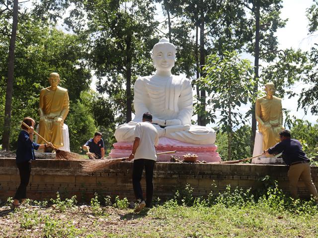 วิศวกรรมศาสตร์ จัดโครงการถวายเทียน อนุรักษ์ ฟื้นฟูภูมิปัญญาท้องถิ่น