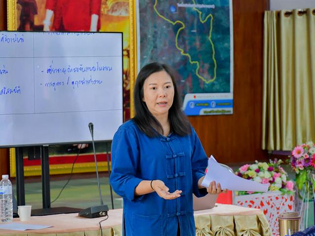 วิทยาลัยการศึกษา ดำเนินโครงการพัฒนาสื่อนวัตกรรมการศึกษาเพื่อส่งเสริมการเรียนรู้ตลอดชีวิตในสถานศึกษา ณ โรงเรียนบ้านใหม่ปางค่า (ภูลังกาอนุสรณ์)