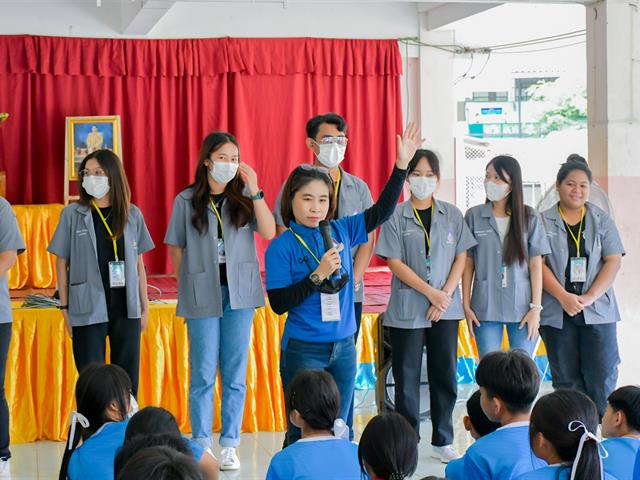 วิทยาลัยการศึกษา ดำเนินโครงการพัฒนาสื่อนวัตกรรมการศึกษาเพื่อส่งเสริมการเรียนรู้ตลอดชีวิตในสถานศึกษา ณ โรงเรียนบ้านใหม่ปางค่า (ภูลังกาอนุสรณ์)