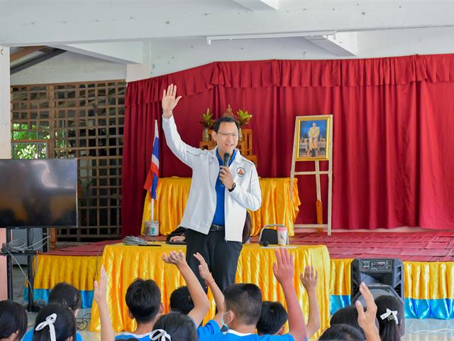 วิทยาลัยการศึกษา ดำเนินโครงการพัฒนาสื่อนวัตกรรมการศึกษาเพื่อส่งเสริมการเรียนรู้ตลอดชีวิตในสถานศึกษา ณ โรงเรียนบ้านใหม่ปางค่า (ภูลังกาอนุสรณ์)