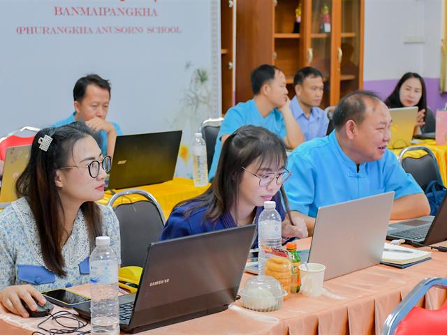 วิทยาลัยการศึกษา ดำเนินโครงการพัฒนาสื่อนวัตกรรมการศึกษาเพื่อส่งเสริมการเรียนรู้ตลอดชีวิตในสถานศึกษา ณ โรงเรียนบ้านใหม่ปางค่า (ภูลังกาอนุสรณ์)