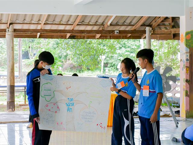 วิทยาลัยการศึกษา ดำเนินโครงการพัฒนาสื่อนวัตกรรมการศึกษาเพื่อส่งเสริมการเรียนรู้ตลอดชีวิตในสถานศึกษา ณ โรงเรียนบ้านใหม่ปางค่า (ภูลังกาอนุสรณ์)