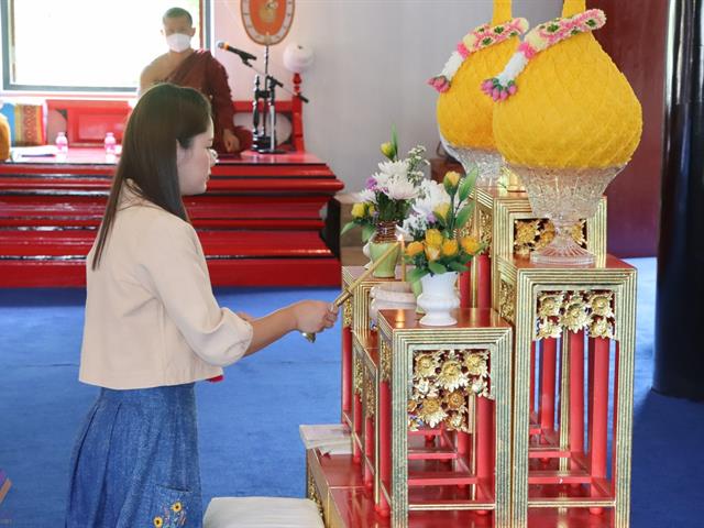 กองแผนงาน จัดโครงการเสริมสร้างความเข้มแข็งด้านคุณธรรมและธรรมาภิบาลในหน่วยงาน และร่วมสืบสานประเพณีถวายเทียนพรรษา