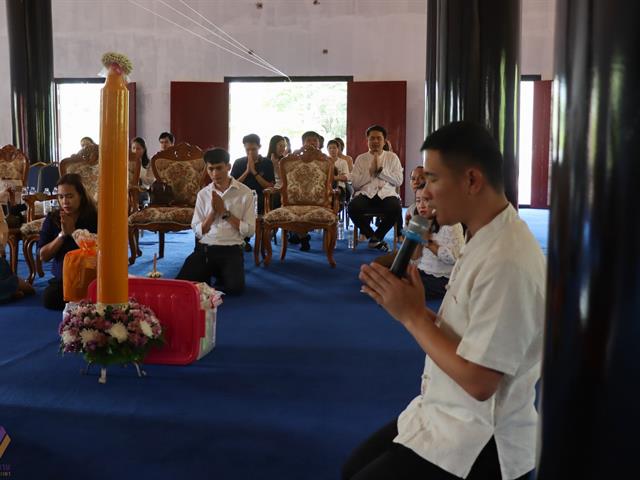 กองแผนงาน จัดโครงการเสริมสร้างความเข้มแข็งด้านคุณธรรมและธรรมาภิบาลในหน่วยงาน และร่วมสืบสานประเพณีถวายเทียนพรรษา