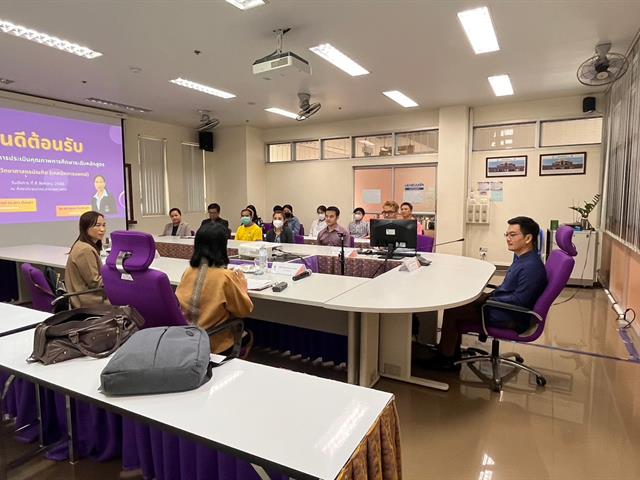 คณะสหเวชศาสตร์ ได้รับเกียรติจาก ผศ.ดร.ดาว เวียงคำ คณบดีคณะพยาบาลศาสตร์ เป็นประธานกรรมการประเมิน AUN สาขาเทคนิคการแพทย์ 