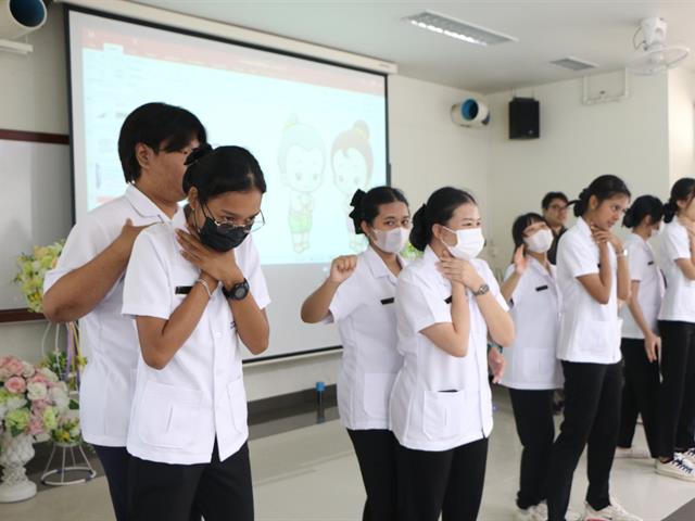 คณะสาธารณสุขศาสตร์ม คำเนินโครงการสำนักงานสีเขียว (Green Office) ภายใต้กิจกรรมอบรมเชิงปฏิบัติการ “ฝึกซ้อมการตอบโต้ภาวะฉุกเฉินกรณีเหตุเพลิงไหม้” 