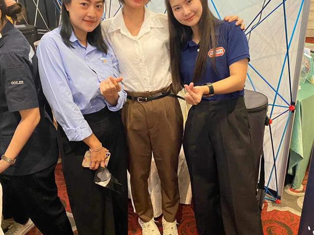 สาขาวิชาอาชีวอนามัยและความปลอดภัย คณะสาธารณสุขศาสตร์ ได้เข้าร่วมแสดงนิทรรศการและนำเสนอผลงานนวัตกรรมด้านความปลอดภัยของนิสิตในหลักสูตร 